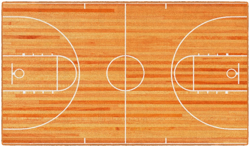 Basketball Court 20" X 34"