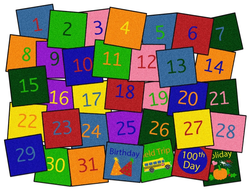 My Monthly Calendar Squares / Set 35 12" X 12"