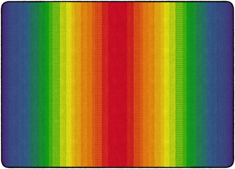 Rainbow Rectangle 6'X8'4