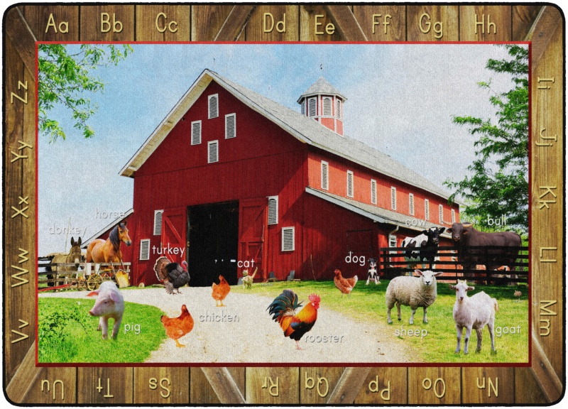 See My Barn Animals 6X8'4