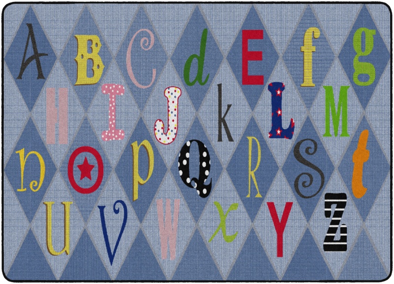 Playful Letters 6'X8'4