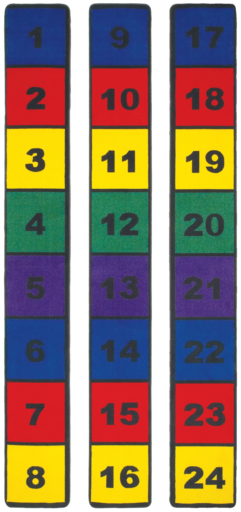 Line Up (Set) (Includes 3 Strips, #S 1-8, 9-16, 17-24 13" X 8"