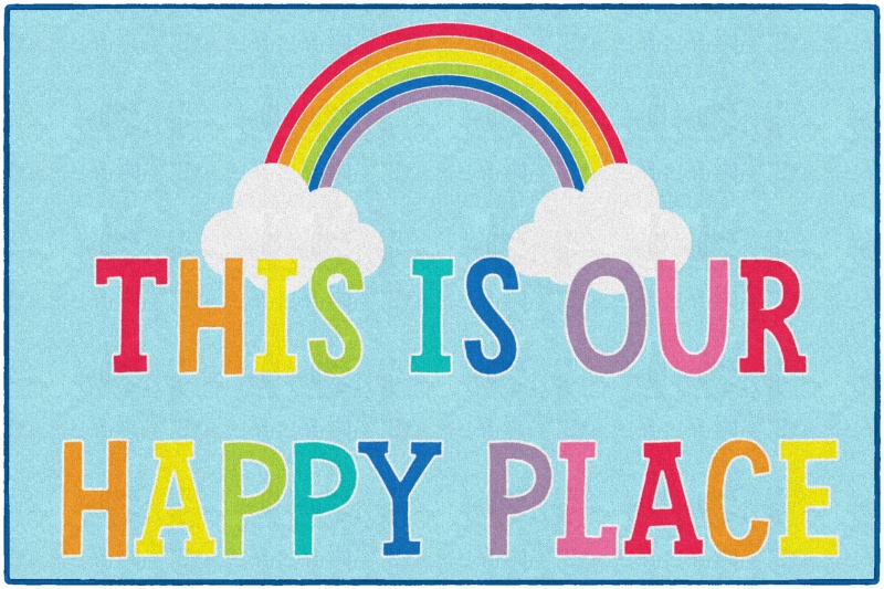 Hello Sunshine This Is Our Happy Place 5' X 7'6"