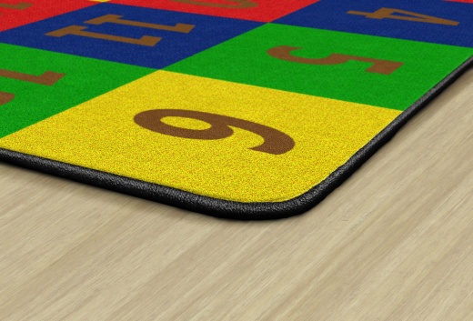 Number Seating 6X8'4 School Classroom Rug