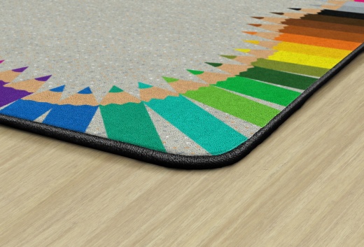Colored Pencils Rug - 7'6 x 12'