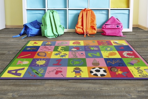 Primary Pictures 5' X 8' Nursery Carpet