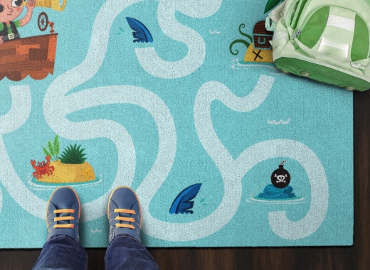 Pirate Maze 3' X 5' Rug