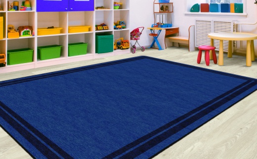 Double Border 7'6" x 12' Nursery Carpet