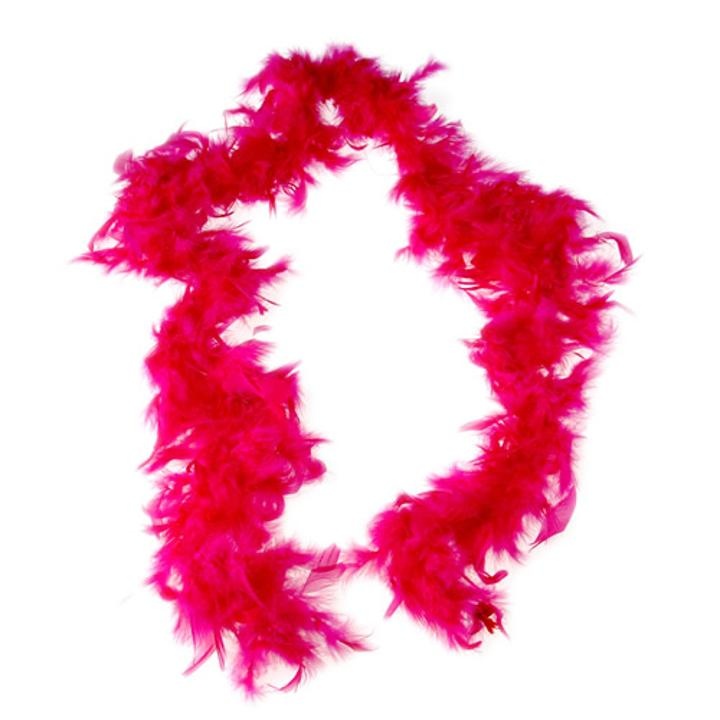 Hot Pink Feather Boa 1 Ct