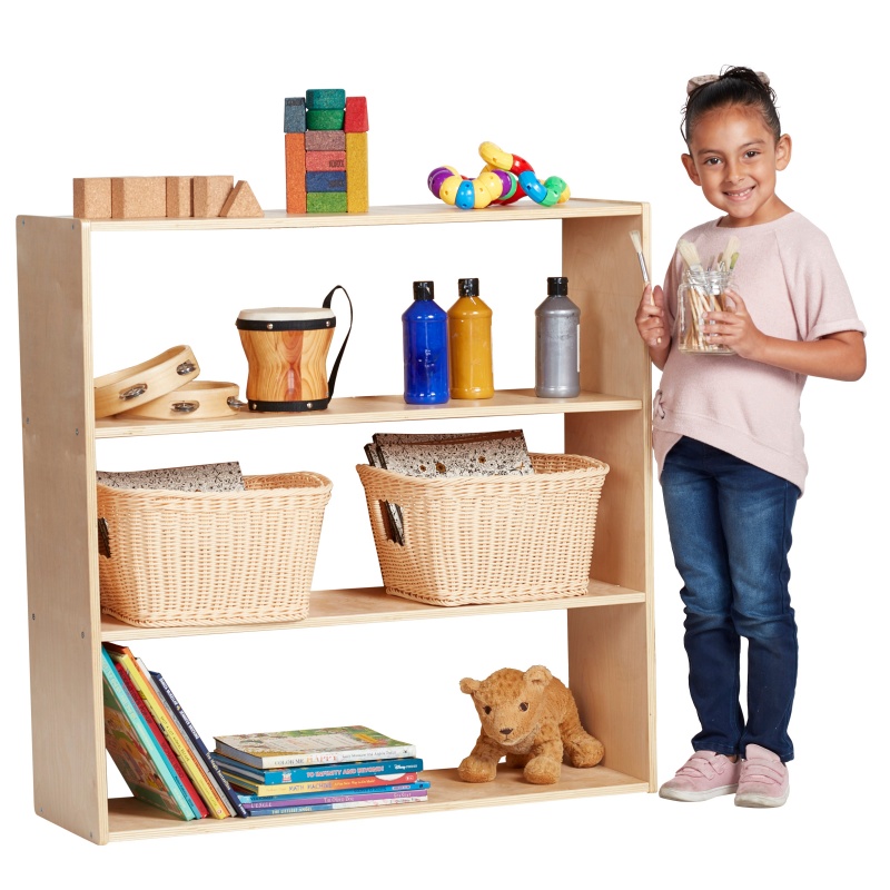 Birch Streamline Storage Cabinet - Hardwood Classroom & Home Storage ...