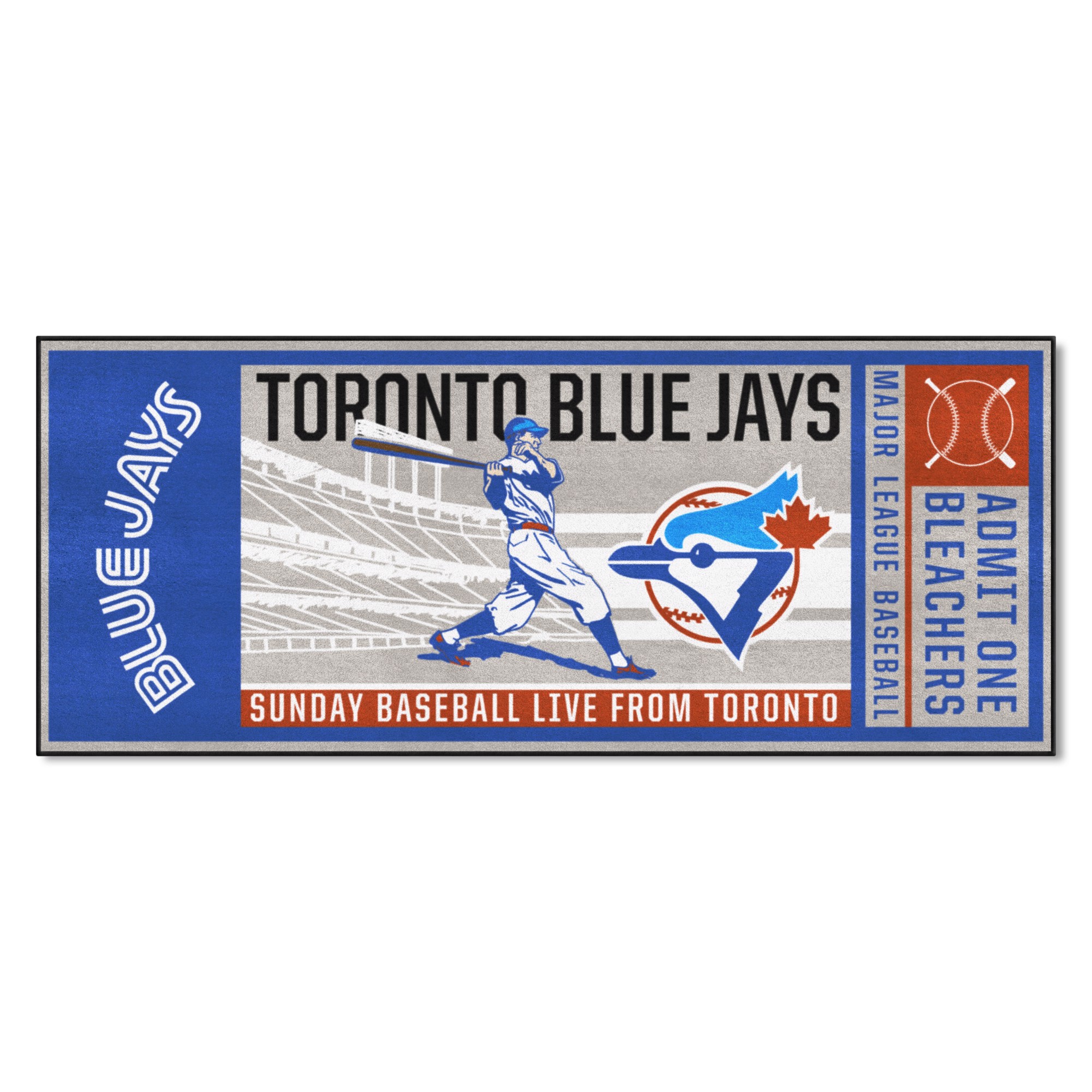 Toronto Blue Jays Ticket Runner Retro Collection