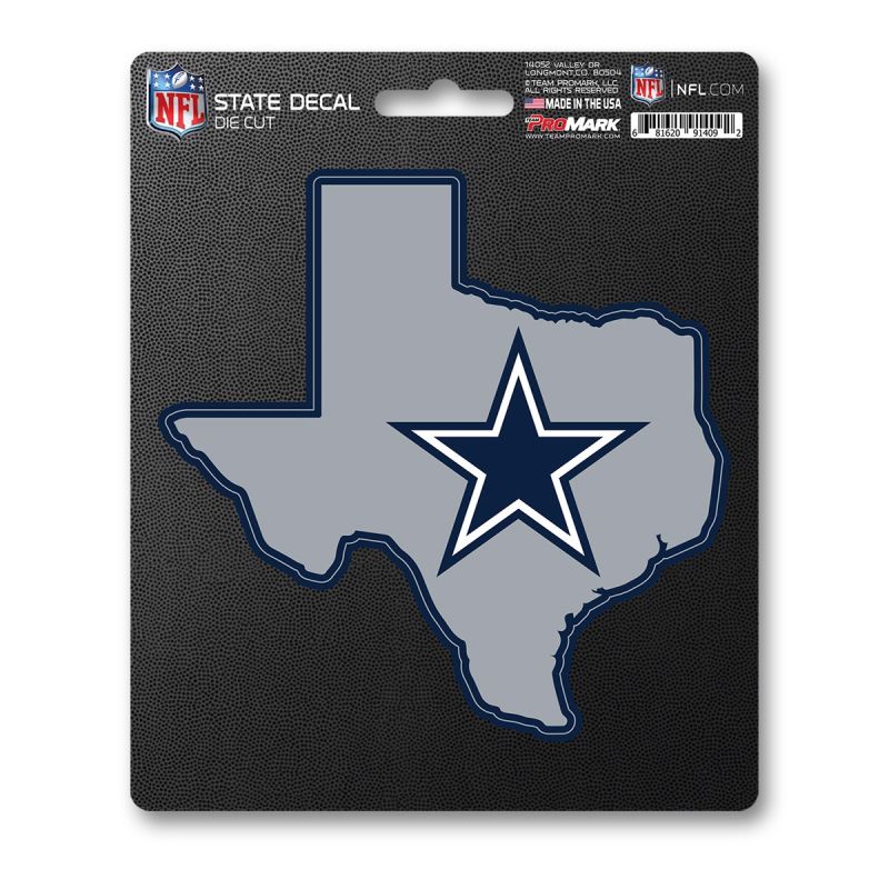 Dallas Cowboys State Shape Decal