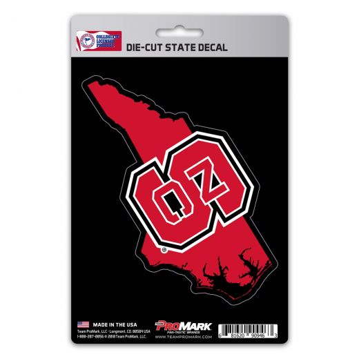 Nc State Wolfpack State Shape Decal