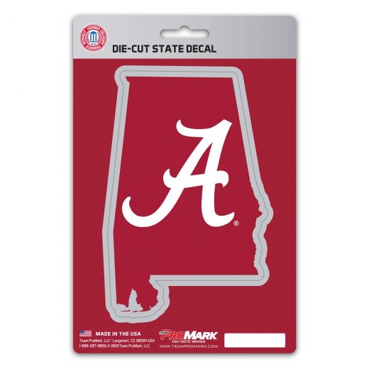Alabama Crimson Tide State Shape Decal