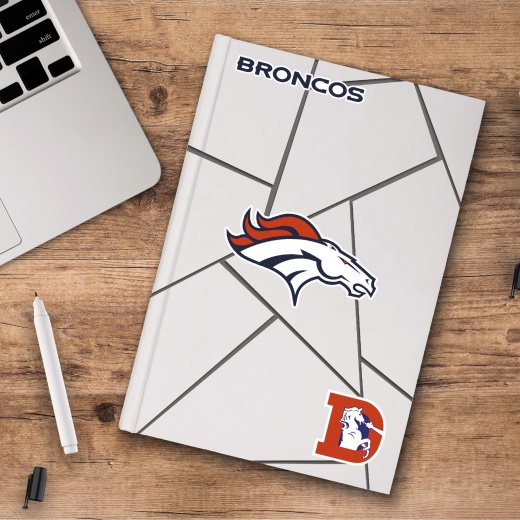 Denver Broncos Decal 3-Pk - Show Your Unwavering Team Spirit