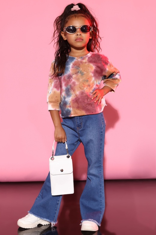 Mini Sienna Tie Dye Top - Multi Color