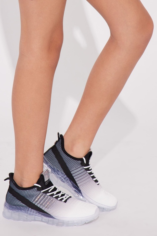 Mini Pretty Fly Sneakers - Black/White