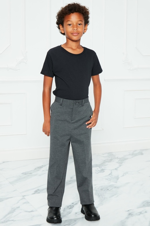 Modern Stretch Performance Slim Trouser - Charcoal