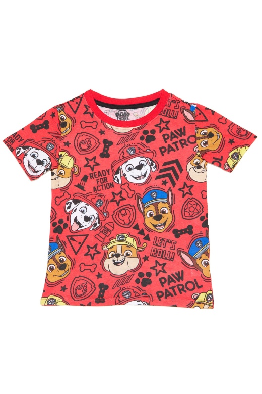 Mini Paw Patrol Crew Tee - Red