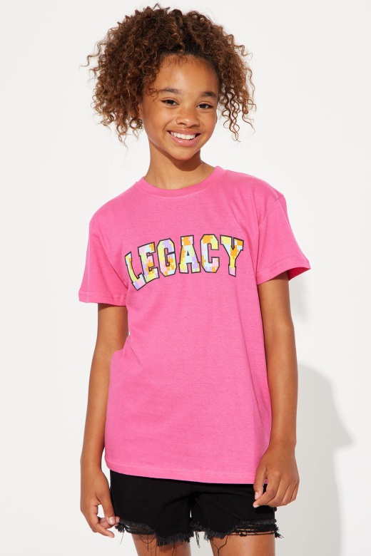 Mini Building My Legacy Top II - Fuchsia
