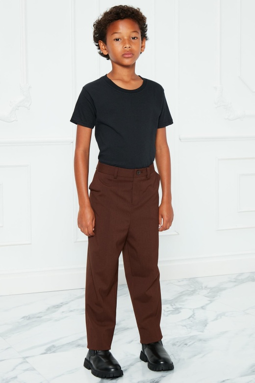 Modern Stretch Slim Trouser - Brown