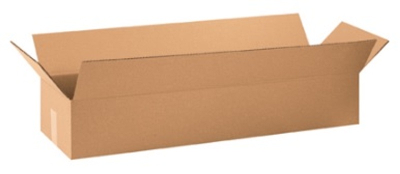 33" X 8 1/2" X 5" Long Corrugated Cardboard Shipping Boxes 25/Bundle