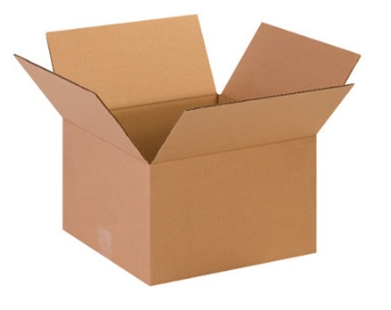 13" X 13" X 8" Corrugated Cardboard Shipping Boxes 25/Bundle