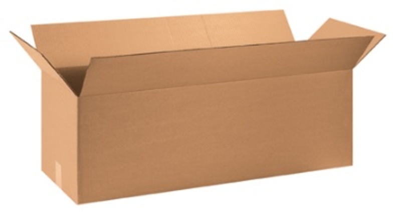 36" X 12" X 12" Long Corrugated Cardboard Shipping Boxes 15/Bundle