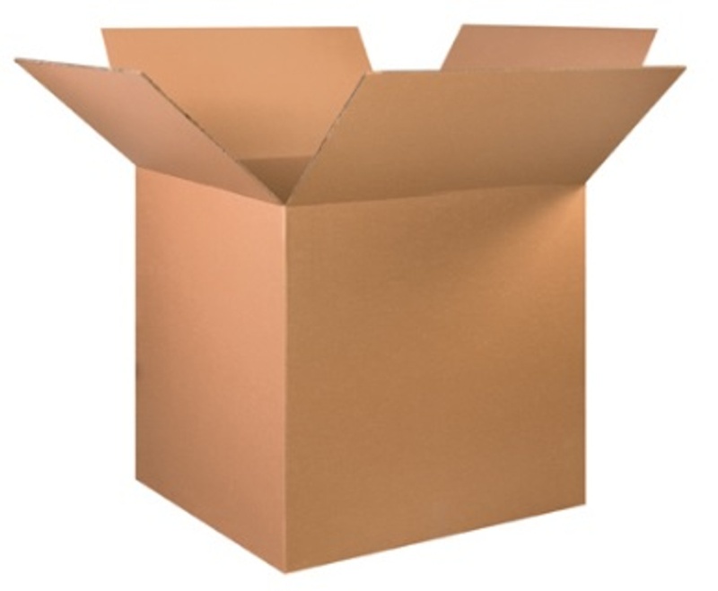 36" X 36" X 36" Double Wall Corrugated Cardboard Shipping Boxes 5/Bundle