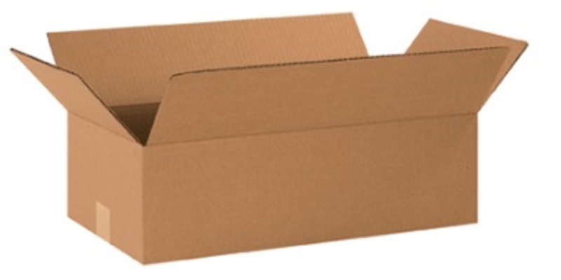 20" X 10" X 6" Long Corrugated Cardboard Shipping Boxes 25/Bundle
