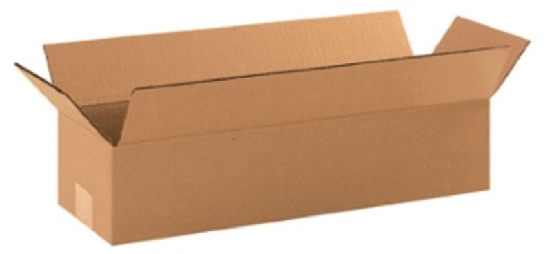 19" X 6" X 4" Long Corrugated Cardboard Shipping Boxes 25/Bundle
