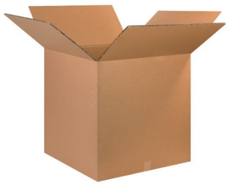25" X 25" X 25" Double Wall Corrugated Cardboard Shipping Boxes 5/Bundle