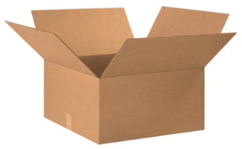 18 1/2" X 18 1/2" X 9" Corrugated Cardboard Shipping Boxes 20/Bundle