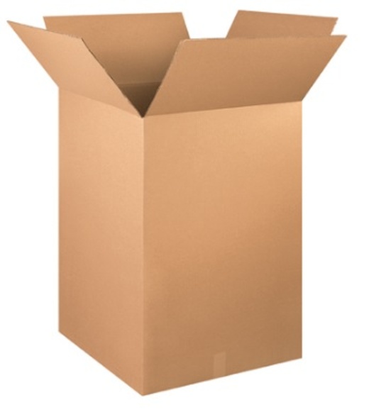 24" x 24" x 36" Corrugated Cardboard Shipping Boxes (5/Bundle)