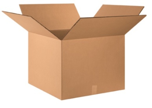 24" x 24" x 18" Double Wall Corrugated Cardboard Shipping Boxes