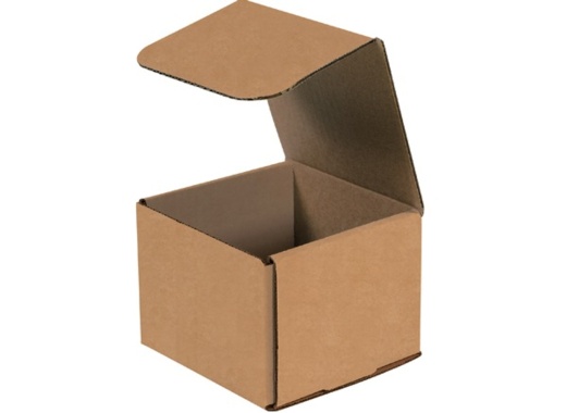 4" X 4" X 3" Kraft Corrugated Mailers