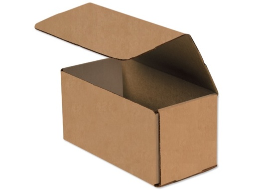 7" x 4" x 4" Kraft Corrugated Mailers - 50 / Bundle