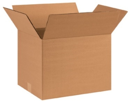 16" x 12" x 12" Corrugated Cardboard Shipping Boxes - 25/Bundle
