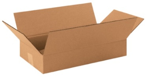16" X 9" X 3" Long Corrugated Cardboard Boxes - 25/Bundle
