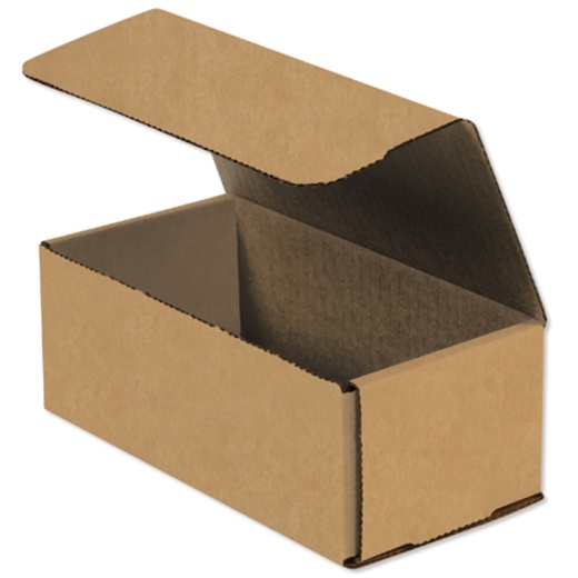 8" X 4" X 3" Kraft Corrugated Mailers - Perfect for Sending Small and Fragile Items