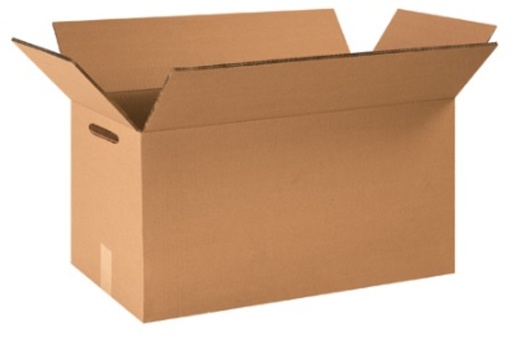 20" X 18" X 12" Double Wall Corrugated Cardboard Shipping Boxes With Hand Holes