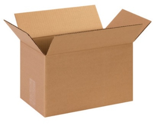 13" x 8" x 6" Corrugated Cardboard Boxes - 25/Bundle