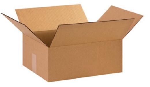 15" x 12" x 6" Corrugated Cardboard Shipping Boxes - 25/Bundle