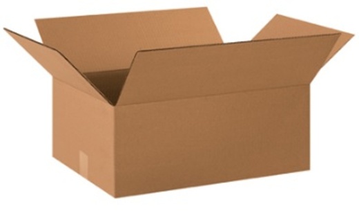 20" x 14" x 8" Corrugated Cardboard Shipping Boxes - 25/Bundle