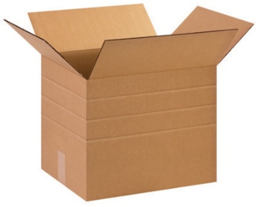 15" x 12" x 12" Multi-Depth Corrugated Cardboard Shipping Boxes