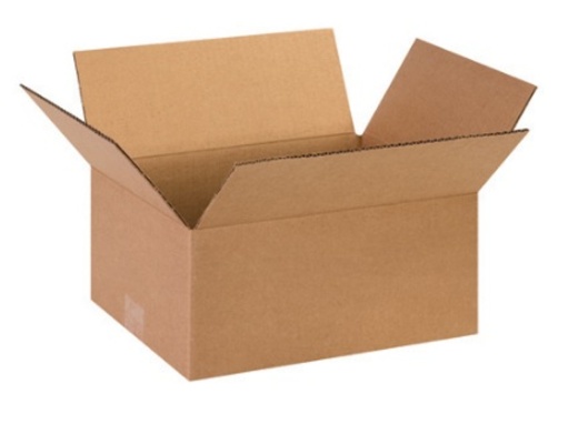 13" x 10" x 6" Corrugated Cardboard Shipping Boxes - 25/Bundle