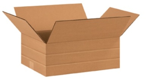 16" X 12" X 6" Multi-Depth Corrugated Cardboard Boxes