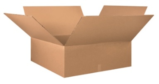 36" X 36" X 12" Double Wall Corrugated Cardboard Shipping Boxes - 5/Bundle