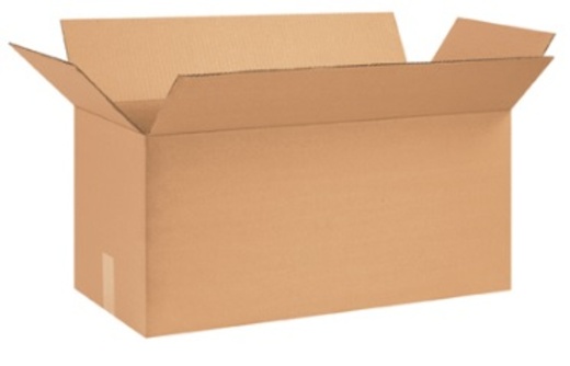 26" x 12" x 12" Corrugated Cardboard Shipping Boxes