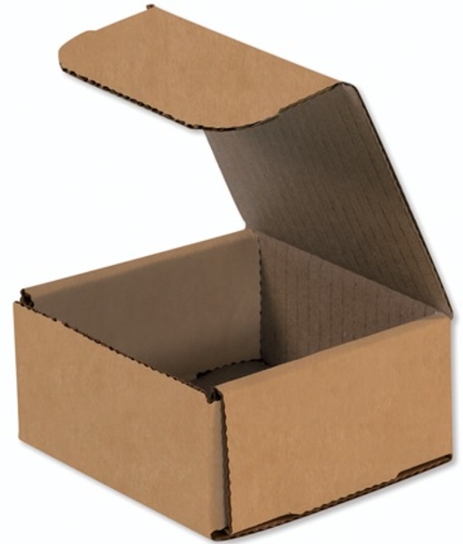 6 x 6 x 4 Kraft Corrugated Mailers